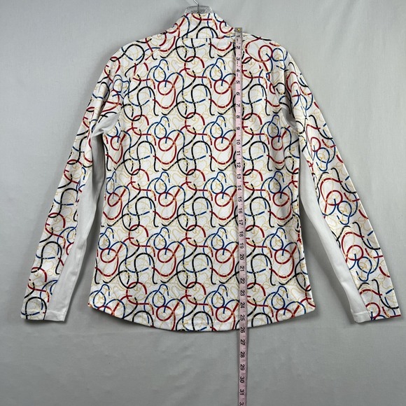 Pebble Beach Dry Luxe Performance 1/4 Zip Womens Medium Long Sleeve Golf Tennis - Picture 8 of 14